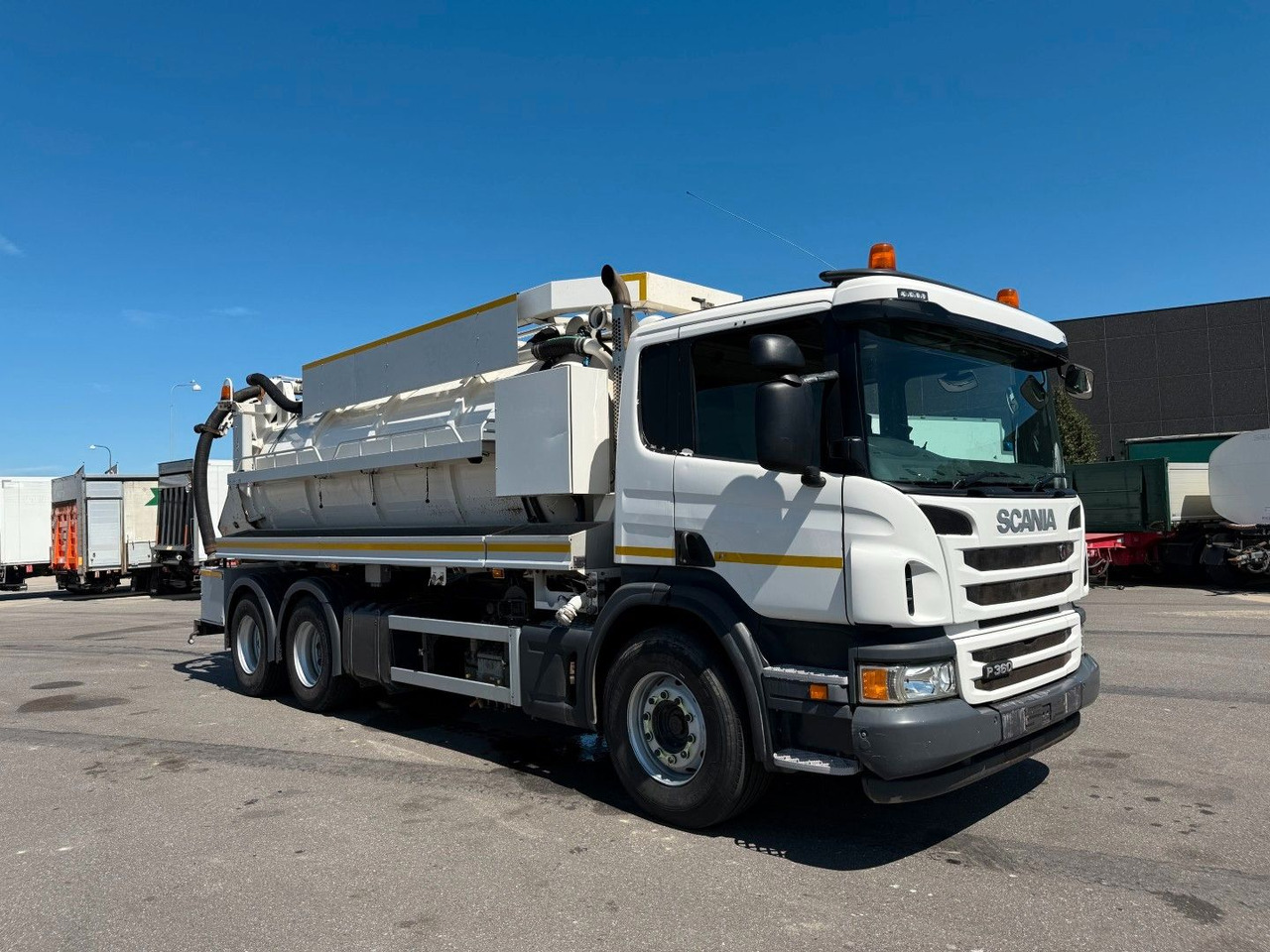 Scania P360 6x4 RHD Hvidtved Larsen FlexLine 312 - Fekálne vozidlo: obrázok 2 Scania P360 6x4 RHD Hvidtved Larsen FlexLine 312 - Fekálne vozidlo: obrázok 2