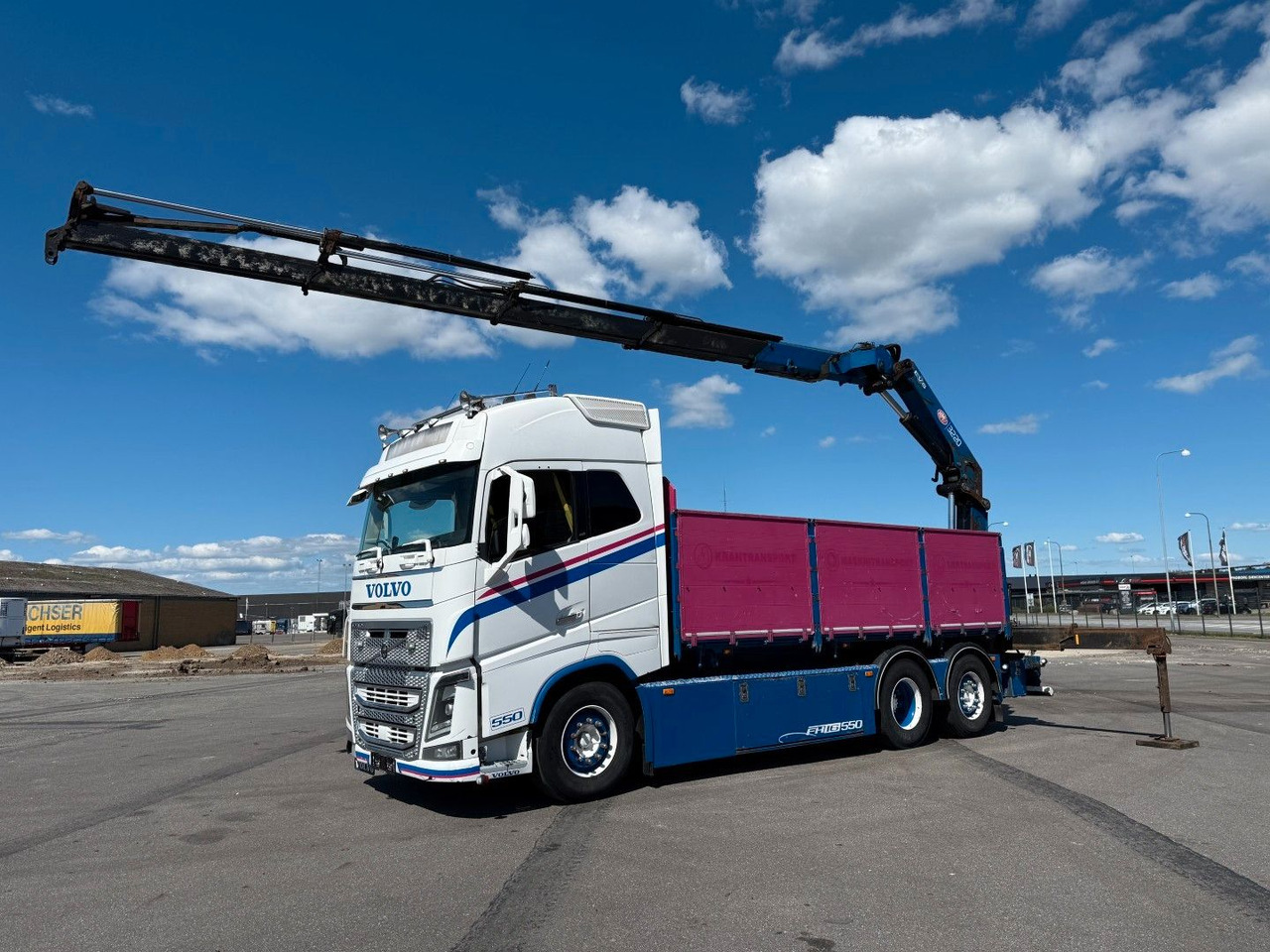 Volvo FH 16.550 6x24 / Crane HMF 3220K4 Euro 6 - Auto s hydraulickou rukou: obrázok 1 Volvo FH 16.550 6x24 / Crane HMF 3220K4 Euro 6 - Auto s hydraulickou rukou: obrázok 1