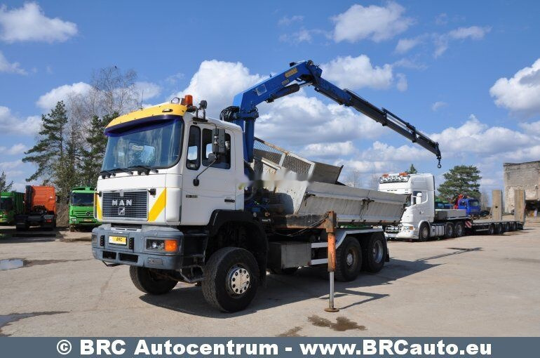 MAN 19.322 6X4 manipuliatorius HMF1453(B3) - Sklápač, Auto s hydraulickou rukou: obrázok 1 MAN 19.322 6X4 manipuliatorius HMF1453(B3) - Sklápač, Auto s hydraulickou rukou: obrázok 1
