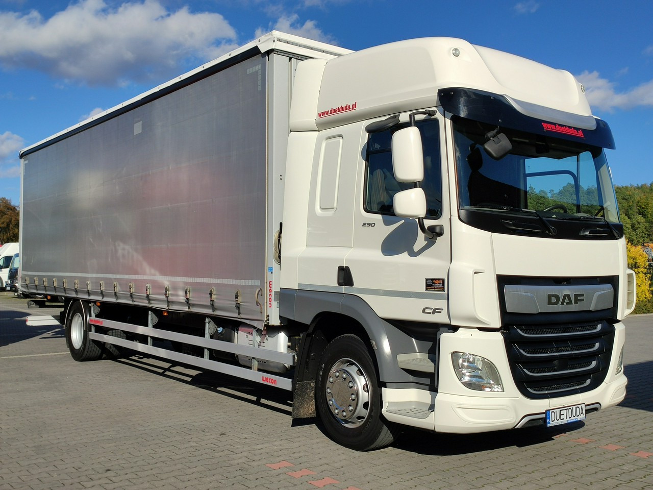 DAF CF 290 E6 Firana Tył Drzwi Dach Podnoszony / Zsuwany Długi 9.30m - Plachtové nákladné vozidlo: obrázok 1 DAF CF 290 E6 Firana Tył Drzwi Dach Podnoszony / Zsuwany Długi 9.30m - Plachtové nákladné vozidlo: obrázok 1