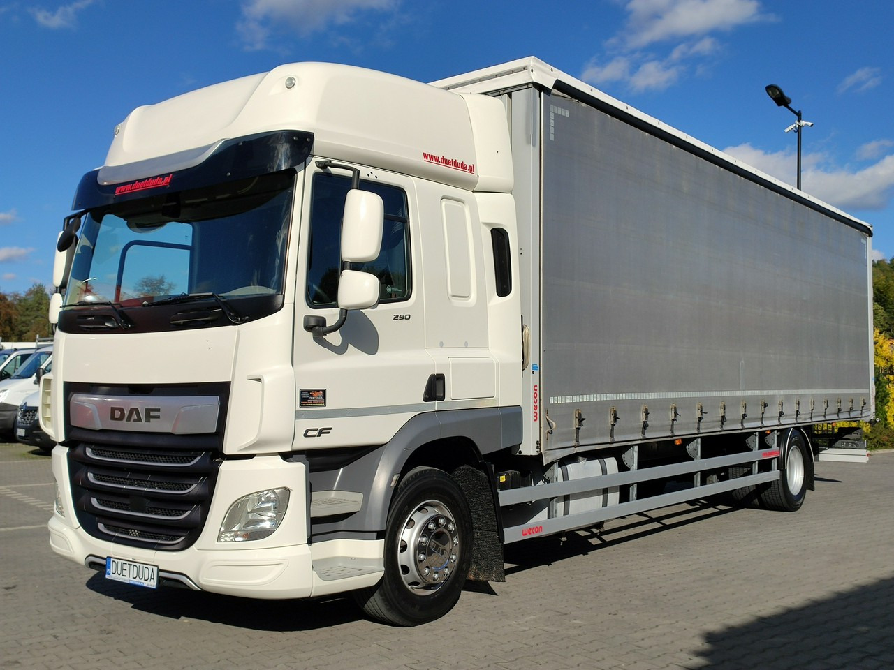 DAF CF 290 E6 Firana Tył Drzwi Dach Podnoszony / Zsuwany Długi 9.30m - Plachtové nákladné vozidlo: obrázok 2 DAF CF 290 E6 Firana Tył Drzwi Dach Podnoszony / Zsuwany Długi 9.30m - Plachtové nákladné vozidlo: obrázok 2