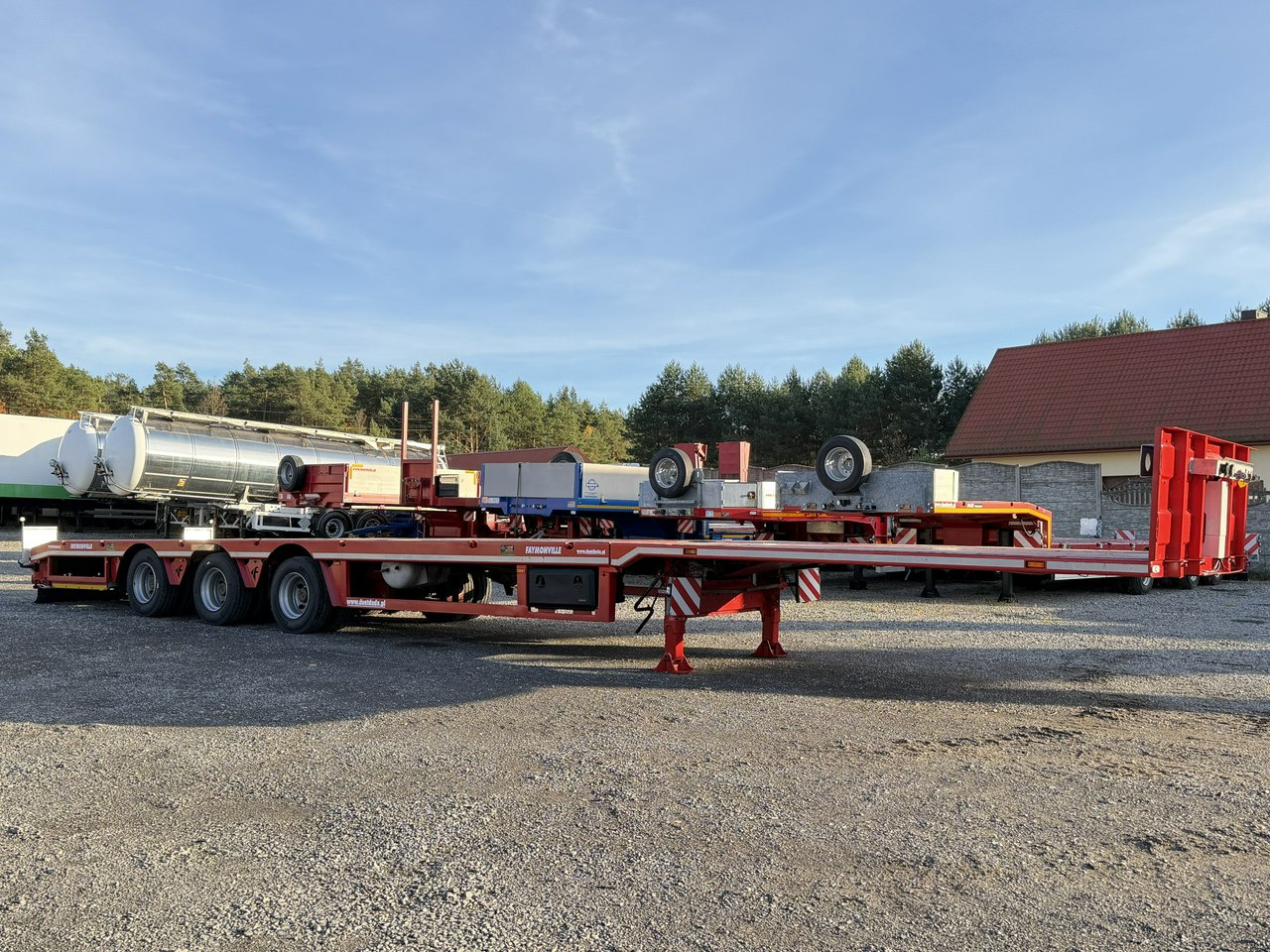 Faymonville Niskopodłogowa Telemega Rozciągana 7m 3-Osiowa Oś skrętna - Náves podvalník: obrázok 2 Faymonville Niskopodłogowa Telemega Rozciągana 7m 3-Osiowa Oś skrętna - Náves podvalník: obrázok 2