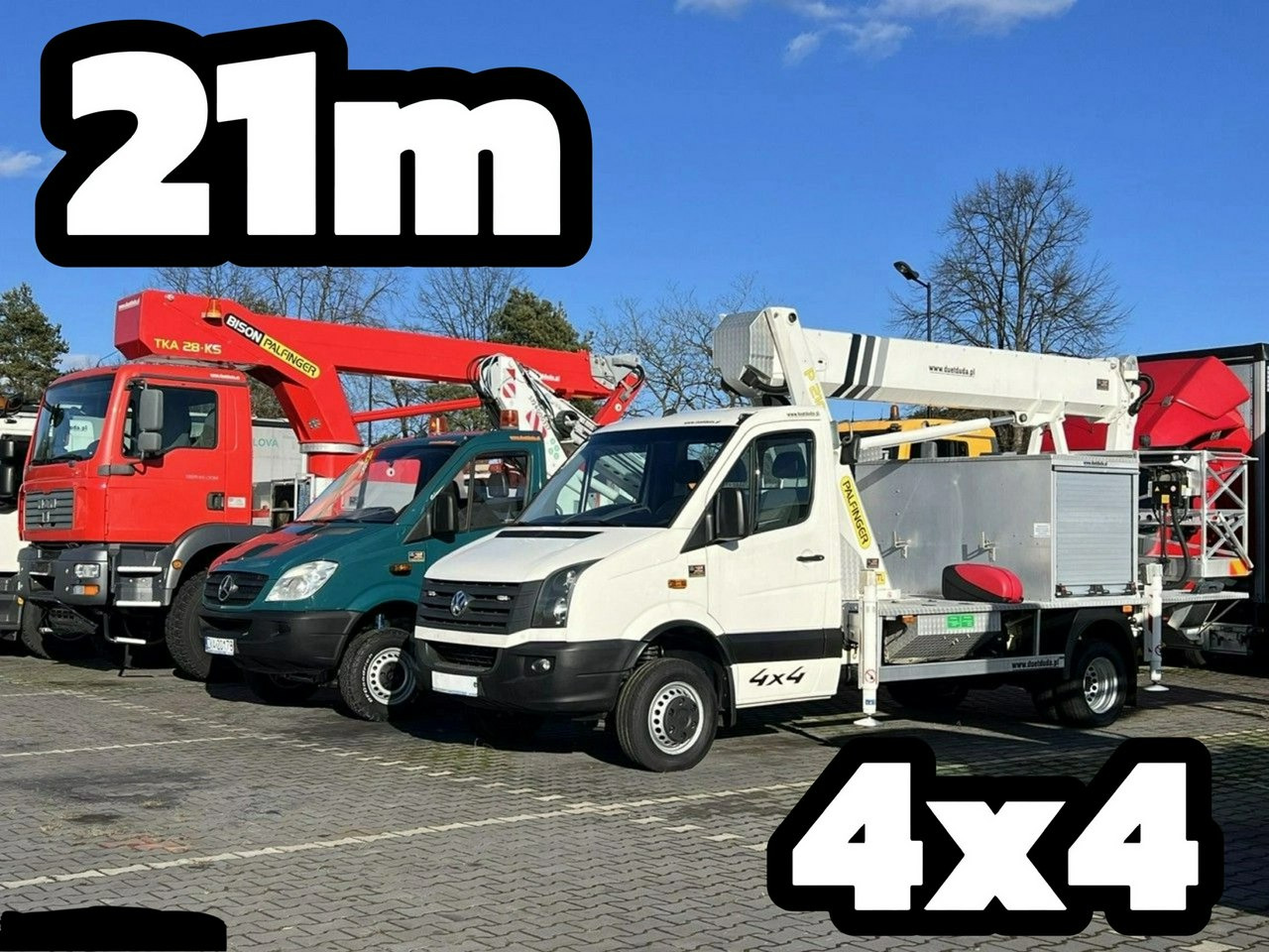 Iveco Volkswagen Crafter 4x4 Zwyżka 21m Palfinger P210BK JIP-Ogon udt - Automobilová plošina: obrázok 1 Iveco Volkswagen Crafter 4x4 Zwyżka 21m Palfinger P210BK JIP-Ogon udt - Automobilová plošina: obrázok 1