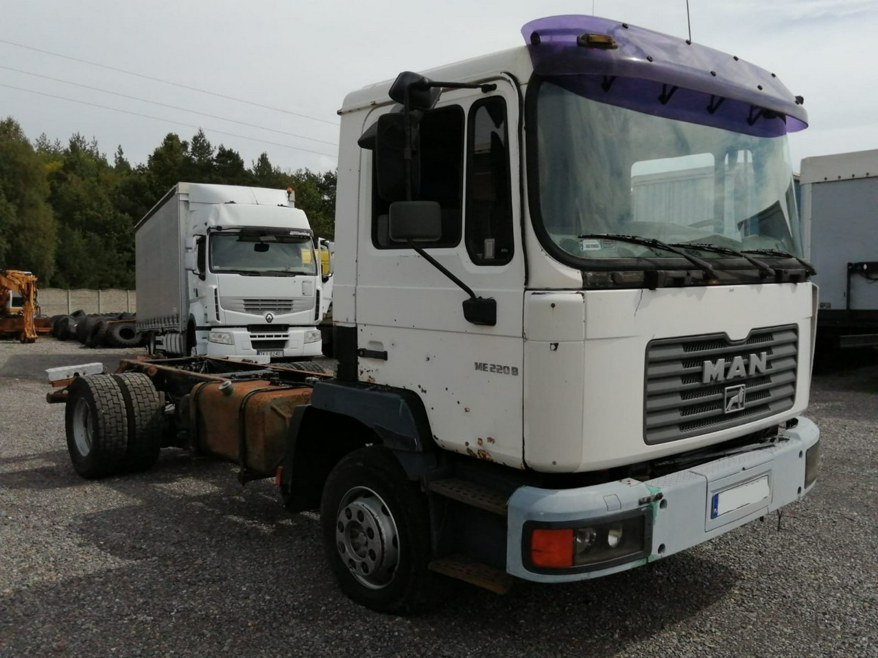 MAN ME 220B 4x2 Rama do zabudowy Sprawny !!! - Podvozek s kabinou: obrázok 2 MAN ME 220B 4x2 Rama do zabudowy Sprawny !!! - Podvozek s kabinou: obrázok 2