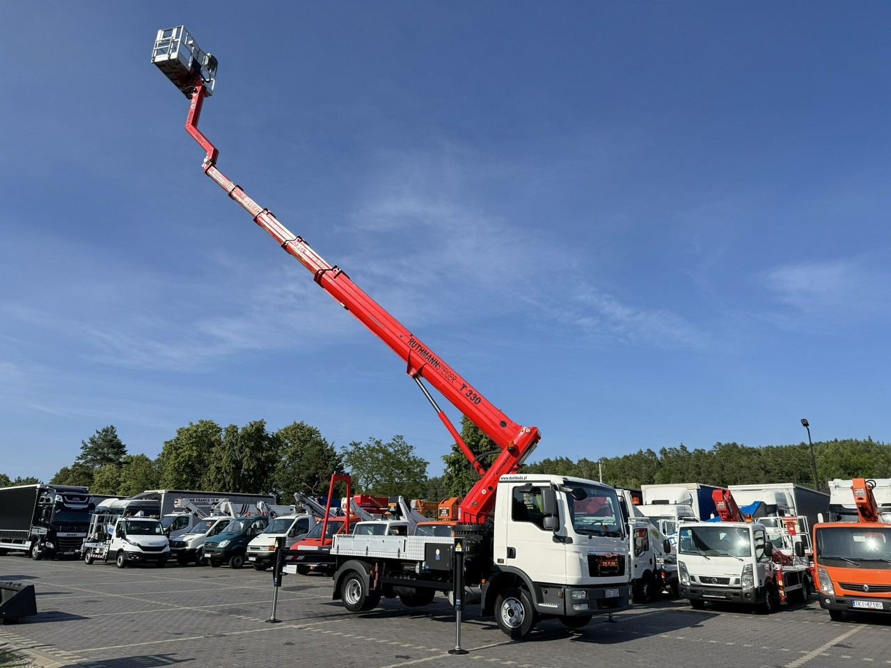 MAN TGL 7.150 Zwyżka Ruthmann T330 33-Metry DMC 7500KG 21m w Bok - Automobilová plošina: obrázok 1 MAN TGL 7.150 Zwyżka Ruthmann T330 33-Metry DMC 7500KG 21m w Bok - Automobilová plošina: obrázok 1