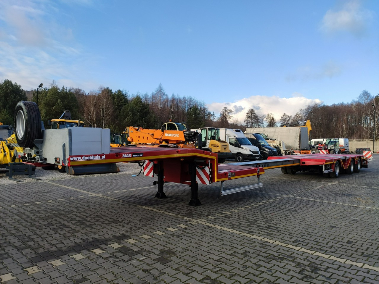 MAX Trailer 3-Osie Oś skrętna Oś Podnoszona Nooteboom - Náves podvalník: obrázok 2 MAX Trailer 3-Osie Oś skrętna Oś Podnoszona Nooteboom - Náves podvalník: obrázok 2