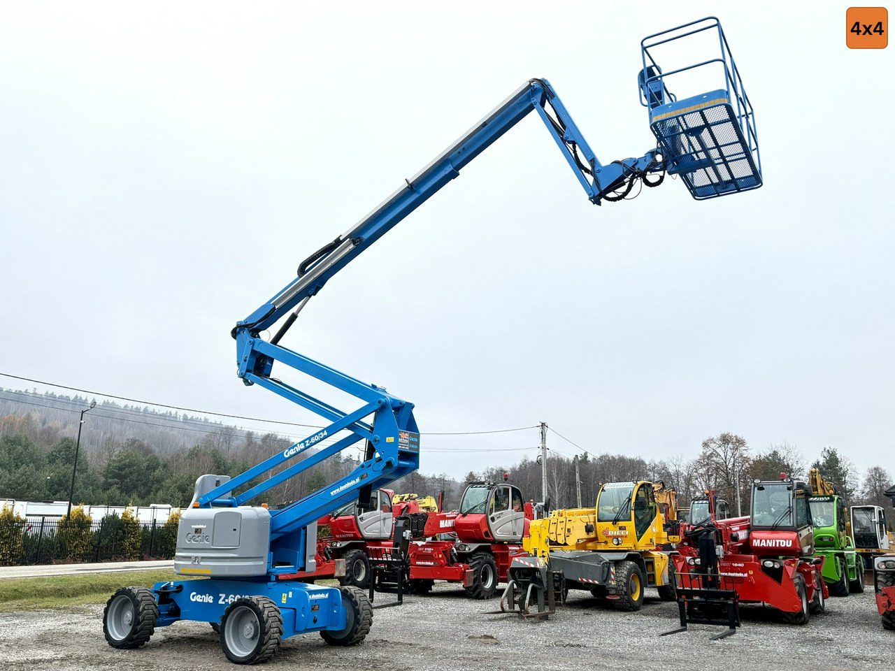 Manitou 200 ATJ Genie Z60/34 PODNOŚNIK PRZEGUBOWY TELEKOPOWY JGL 4x4 4WD - Kĺbová pracovná plošina: obrázok 1 Manitou 200 ATJ Genie Z60/34 PODNOŚNIK PRZEGUBOWY TELEKOPOWY JGL 4x4 4WD - Kĺbová pracovná plošina: obrázok 1