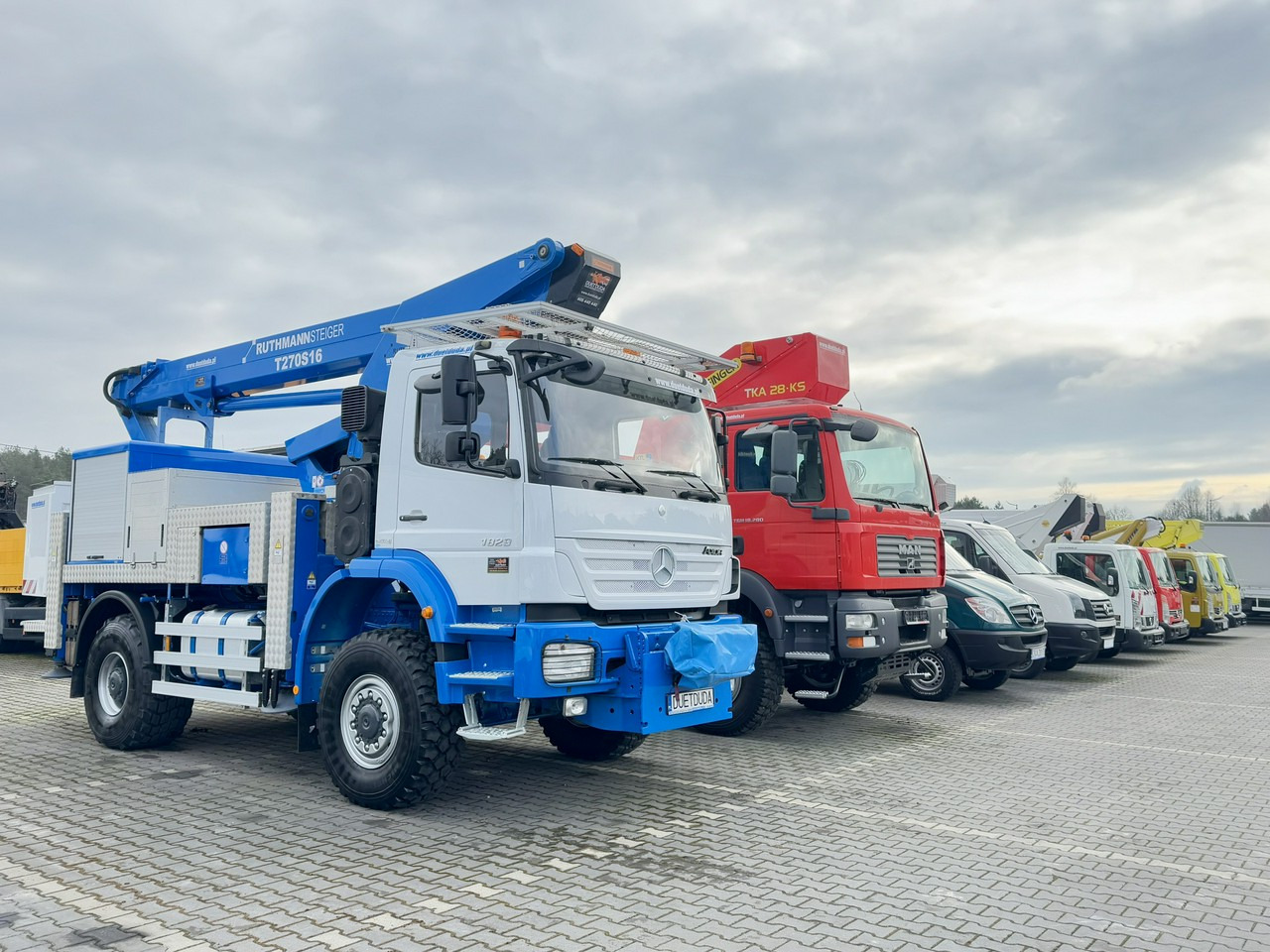 Mercedes AXOR 1829 4x4 Zwyżka RUTHMANN STEIGER T270S16 Podnośnik Koszowy - Automobilová plošina: obrázok 5 Mercedes AXOR 1829 4x4 Zwyżka RUTHMANN STEIGER T270S16 Podnośnik Koszowy - Automobilová plošina: obrázok 5