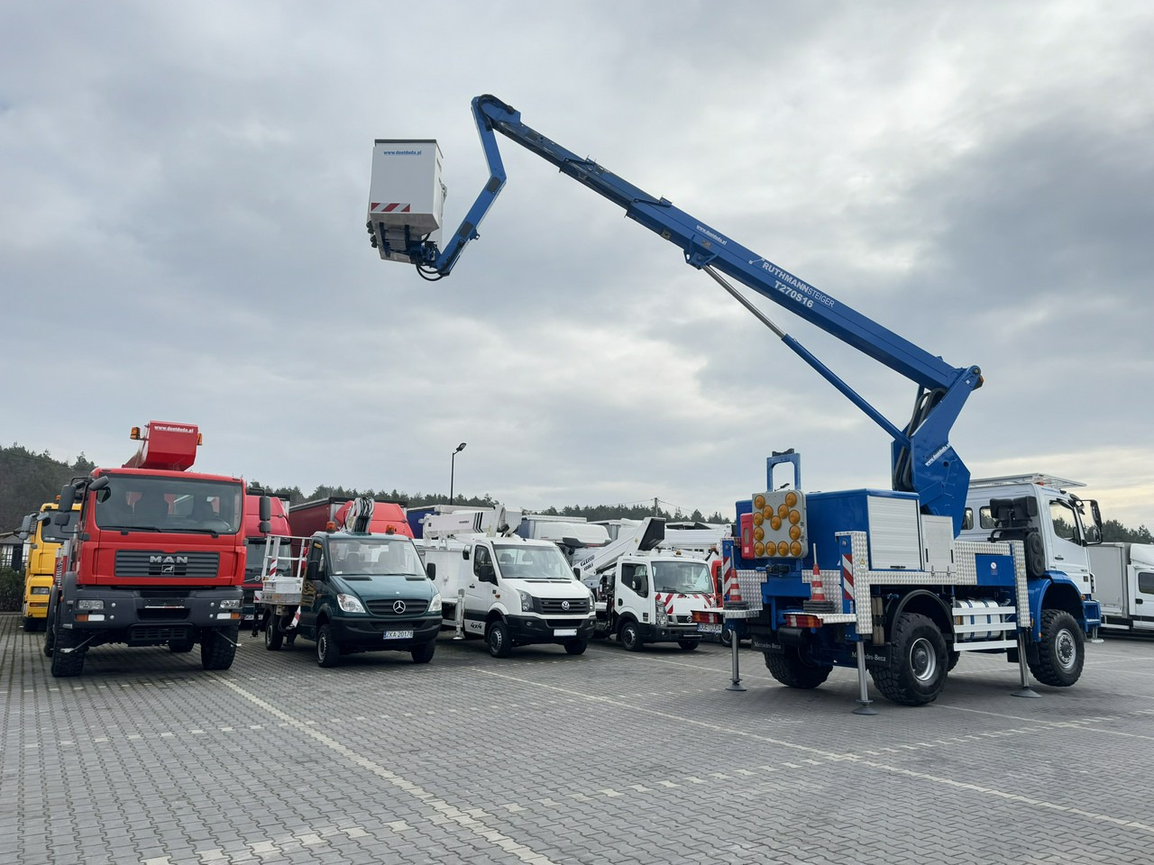 Mercedes AXOR 1829 4x4 Zwyżka RUTHMANN STEIGER T270S16 Podnośnik Koszowy - Automobilová plošina: obrázok 3 Mercedes AXOR 1829 4x4 Zwyżka RUTHMANN STEIGER T270S16 Podnośnik Koszowy - Automobilová plošina: obrázok 3