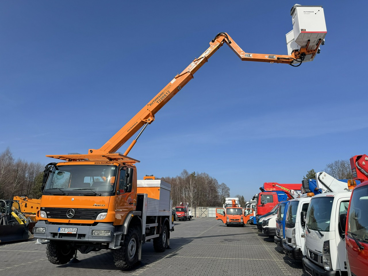 Mercedes Atego 1324 4x4 Zwyżka RUTHMANN STEIGER T220S12 Podnośnik Koszowy - Automobilová plošina: obrázok 1 Mercedes Atego 1324 4x4 Zwyżka RUTHMANN STEIGER T220S12 Podnośnik Koszowy - Automobilová plošina: obrázok 1