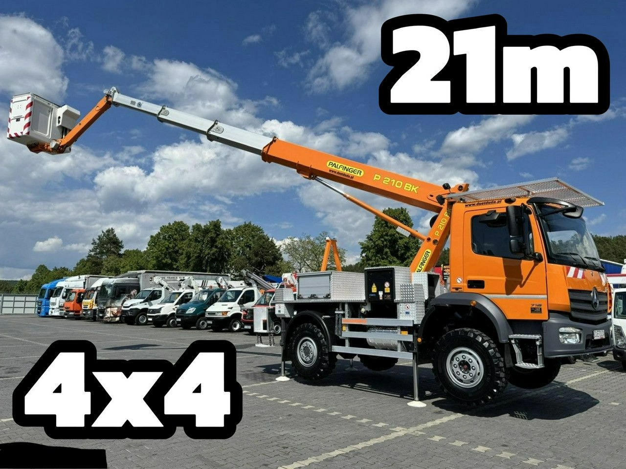 Mercedes Atego 718 E6 4x4 Zwyżka PALFINGER P210 BK Podnośnik Koszowy - Automobilová plošina: obrázok 1 Mercedes Atego 718 E6 4x4 Zwyżka PALFINGER P210 BK Podnośnik Koszowy - Automobilová plošina: obrázok 1