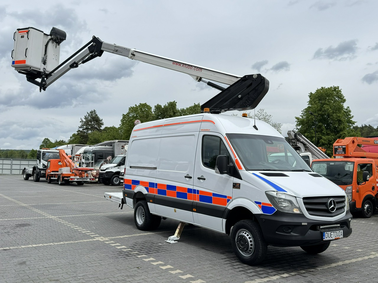 Mercedes Sprinter Zwyżka Podnośnik Koszowy KLUBB K42P UDT WUMAG GSR - Automobilová plošina: obrázok 3 Mercedes Sprinter Zwyżka Podnośnik Koszowy KLUBB K42P UDT WUMAG GSR - Automobilová plošina: obrázok 3