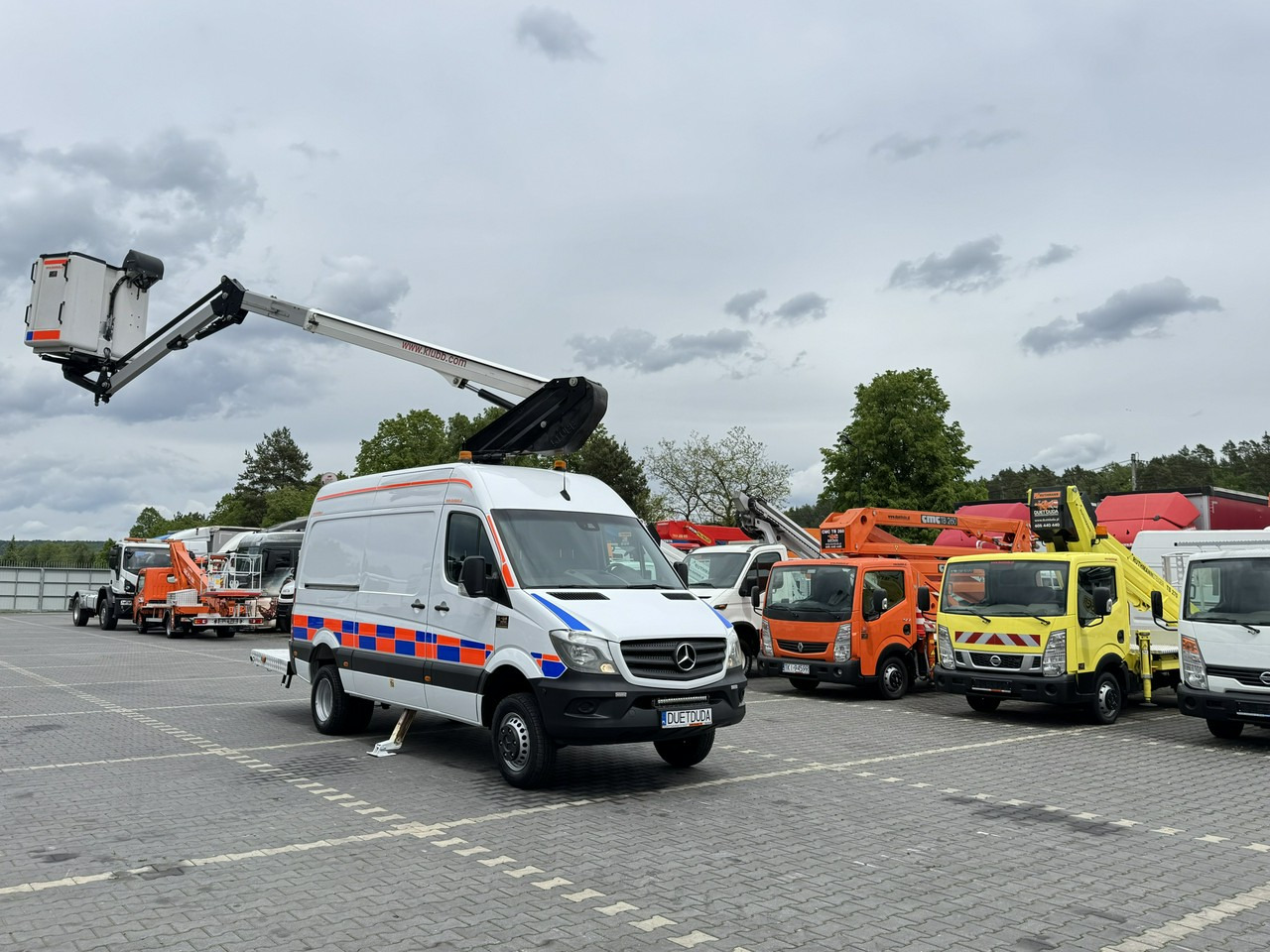 Mercedes Sprinter Zwyżka Podnośnik Koszowy KLUBB K42P UDT WUMAG GSR - Automobilová plošina: obrázok 5 Mercedes Sprinter Zwyżka Podnośnik Koszowy KLUBB K42P UDT WUMAG GSR - Automobilová plošina: obrázok 5