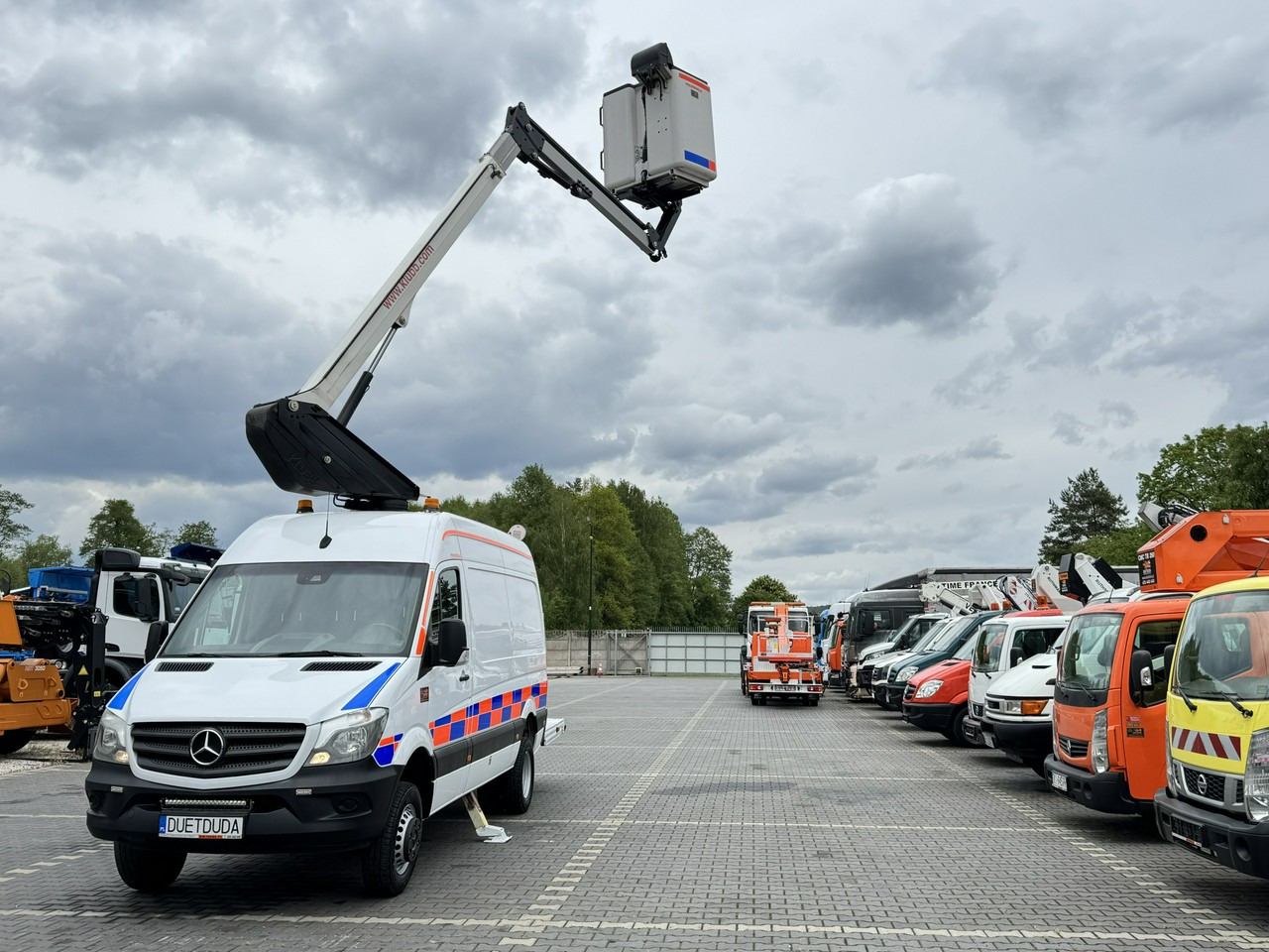 Mercedes Sprinter Zwyżka Podnośnik Koszowy KLUBB K42P UDT WUMAG GSR - Automobilová plošina: obrázok 4 Mercedes Sprinter Zwyżka Podnośnik Koszowy KLUBB K42P UDT WUMAG GSR - Automobilová plošina: obrázok 4