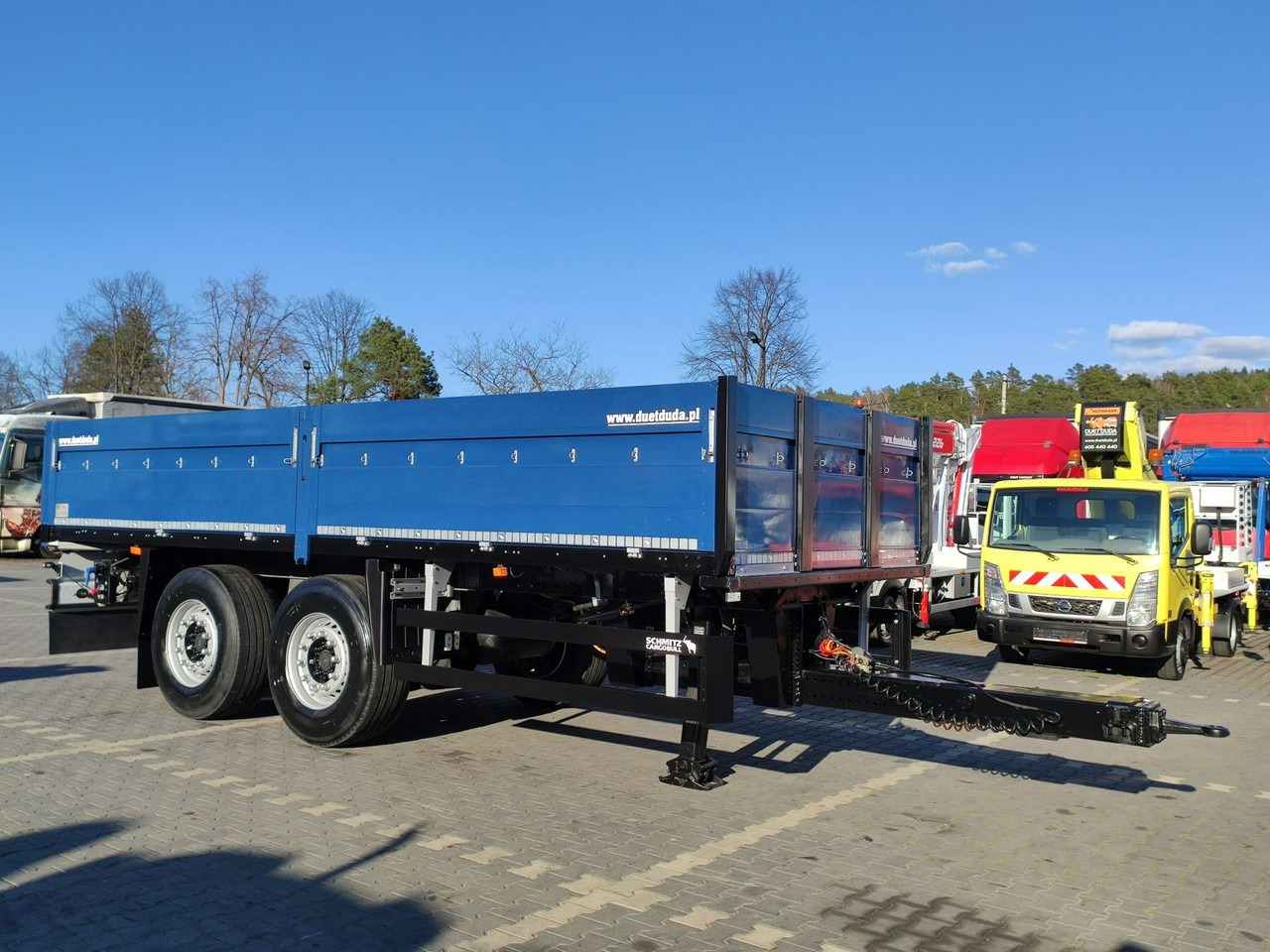 Schmitz Cargobull Ciężarowa 2-osiowa na poduszkach Tandem Stan Unikat !!! - Plošinový/ Valníkový príves: obrázok 5 Schmitz Cargobull Ciężarowa 2-osiowa na poduszkach Tandem Stan Unikat !!! - Plošinový/ Valníkový príves: obrázok 5