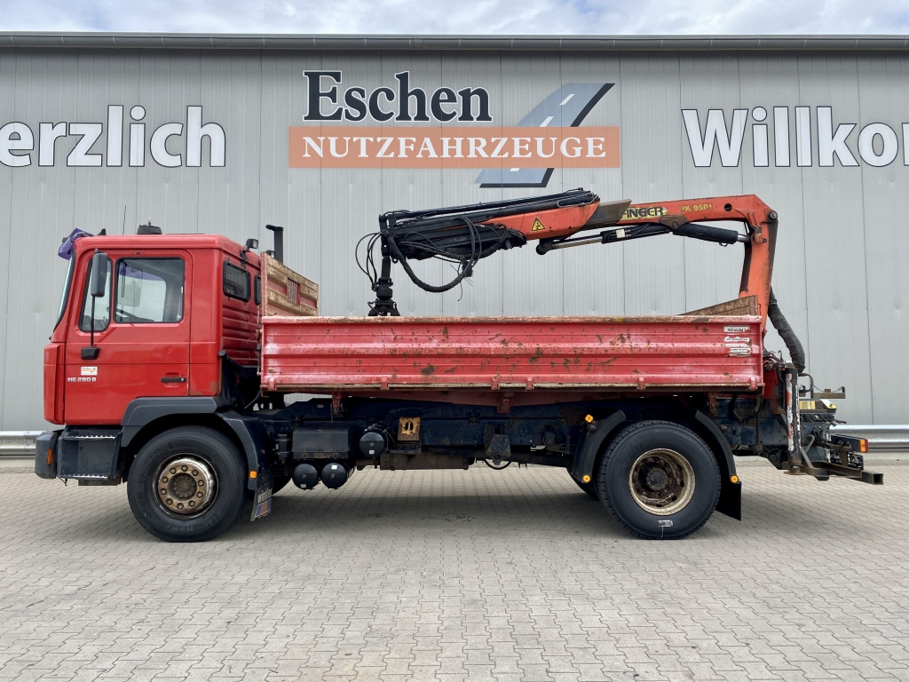MAN 18.285 MC / Palfinger PK 9501 - Sklápač, Auto s hydraulickou rukou: obrázok 3 MAN 18.285 MC / Palfinger PK 9501 - Sklápač, Auto s hydraulickou rukou: obrázok 3