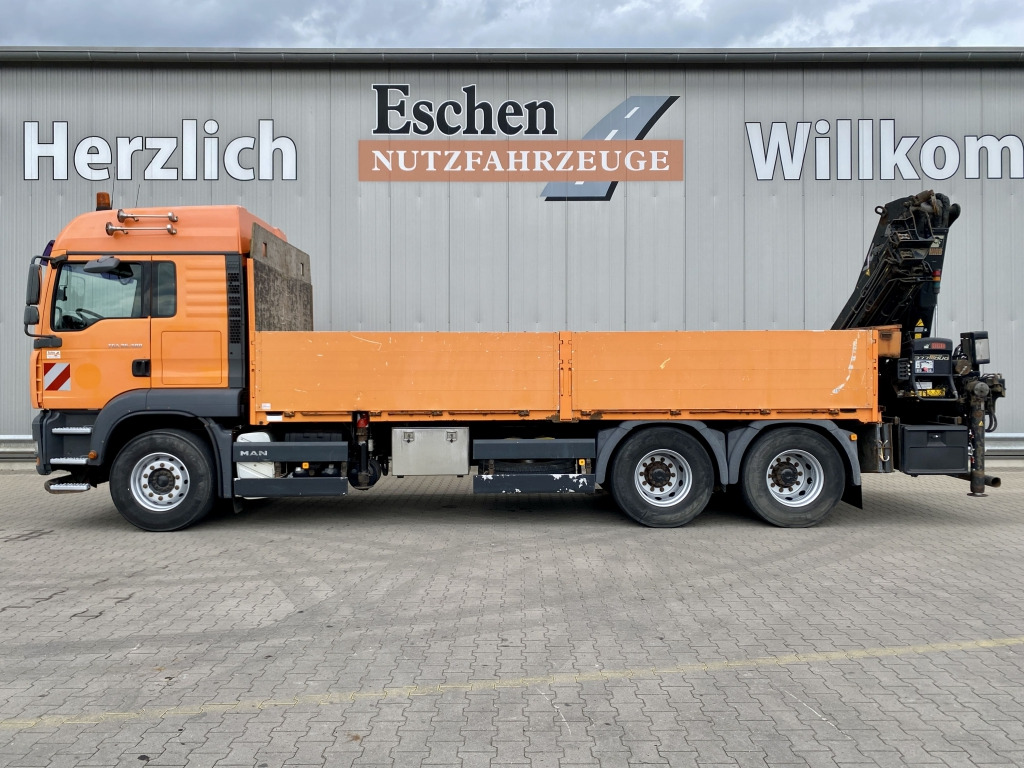 MAN TGA 26.480 6x4 BL / HIAB 377 EP-4 Faltkran - Valníkový/ Plošinový nákladný automobil, Auto s hydraulickou rukou: obrázok 2 MAN TGA 26.480 6x4 BL / HIAB 377 EP-4 Faltkran - Valníkový/ Plošinový nákladný automobil, Auto s hydraulickou rukou: obrázok 2