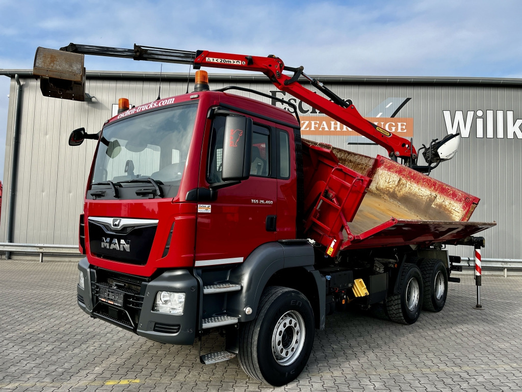 MAN TGS 26.460 6x4 BB / Palfinger M12L83 Kran - Sklápač, Auto s hydraulickou rukou: obrázok 1 MAN TGS 26.460 6x4 BB / Palfinger M12L83 Kran - Sklápač, Auto s hydraulickou rukou: obrázok 1