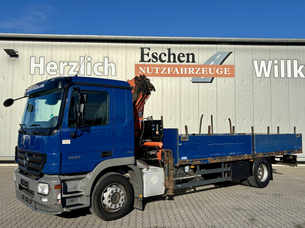 Mercedes-Benz 1832 L / Terex 85.2-A3 Faltkran - Valníkový/ Plošinový nákladný automobil, Auto s hydraulickou rukou: obrázok 1 Mercedes-Benz 1832 L / Terex 85.2-A3 Faltkran - Valníkový/ Plošinový nákladný automobil, Auto s hydraulickou rukou: obrázok 1