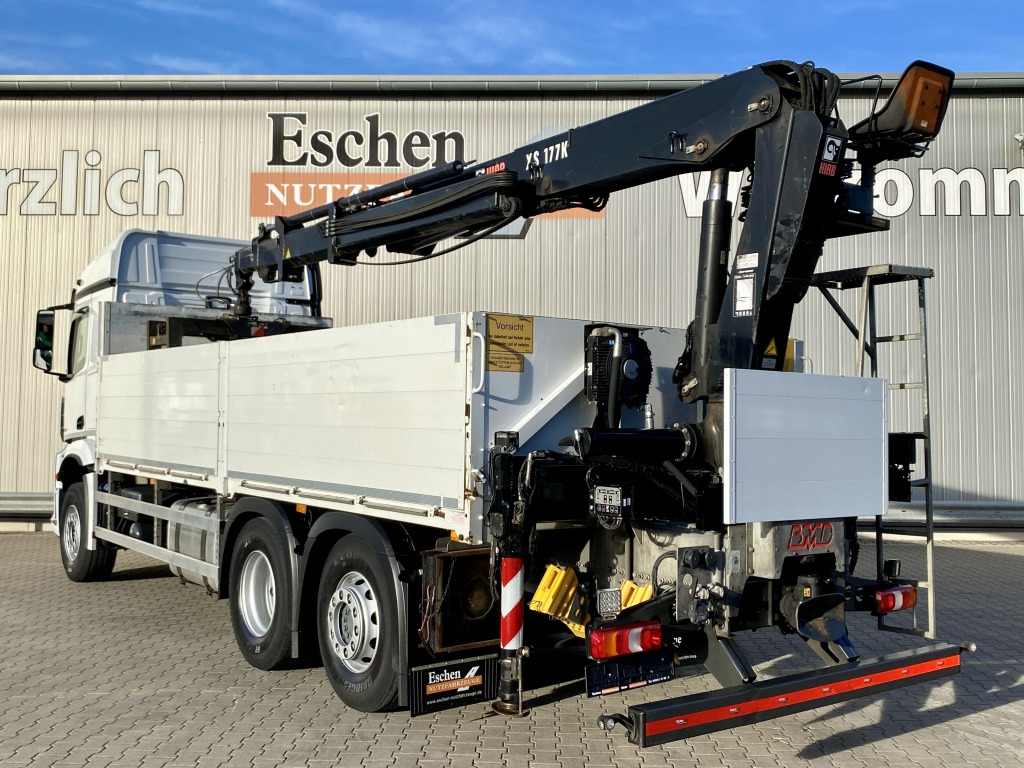 Mercedes-Benz 2545 L 6x2 Arocs / HIAB 177 K Pro Kran - Valníkový/ Plošinový nákladný automobil, Auto s hydraulickou rukou: obrázok 3 Mercedes-Benz 2545 L 6x2 Arocs / HIAB 177 K Pro Kran - Valníkový/ Plošinový nákladný automobil, Auto s hydraulickou rukou: obrázok 3