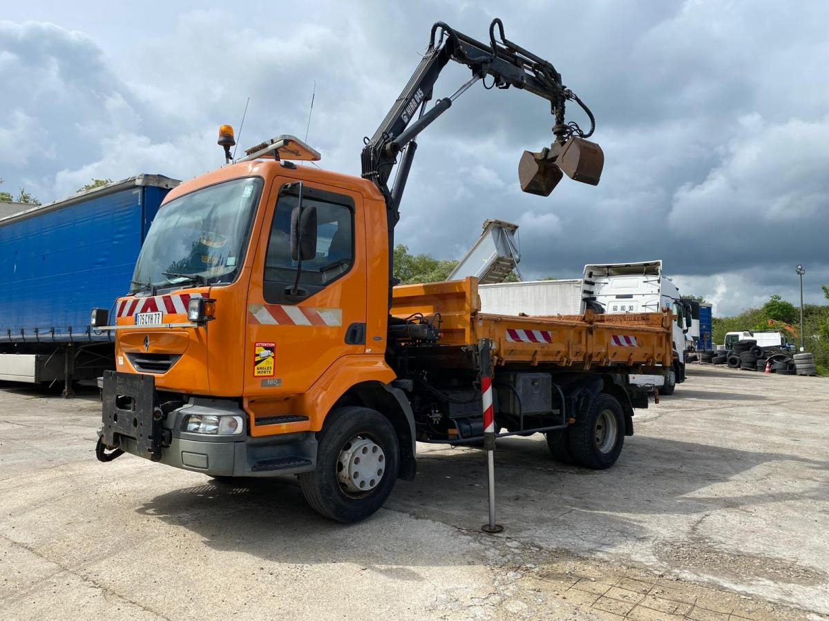 Renault Midlum 180 - Sklápač, Auto s hydraulickou rukou: obrázok 5 Renault Midlum 180 - Sklápač, Auto s hydraulickou rukou: obrázok 5