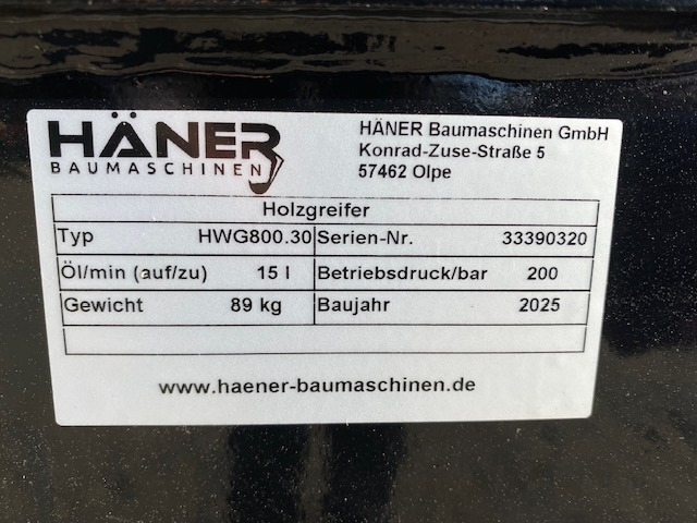 Häner HWG800.30 - Drapák: obrázok 5 Häner HWG800.30 - Drapák: obrázok 5