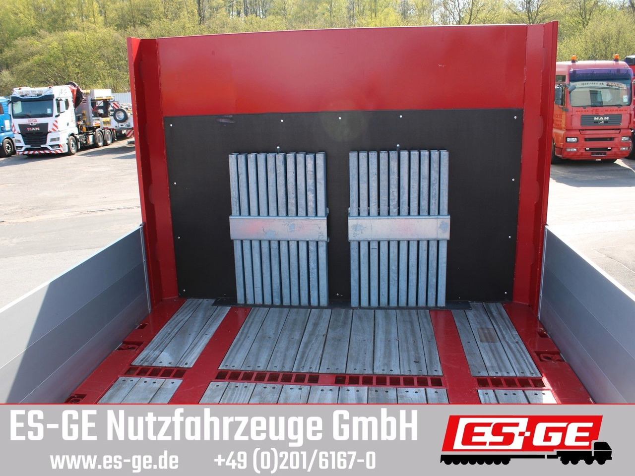 ES-GE 3-Achs Sattelanhänger -Bordwände - Plošinový/ Valníkový náves: obrázok 5 ES-GE 3-Achs Sattelanhänger -Bordwände - Plošinový/ Valníkový náves: obrázok 5