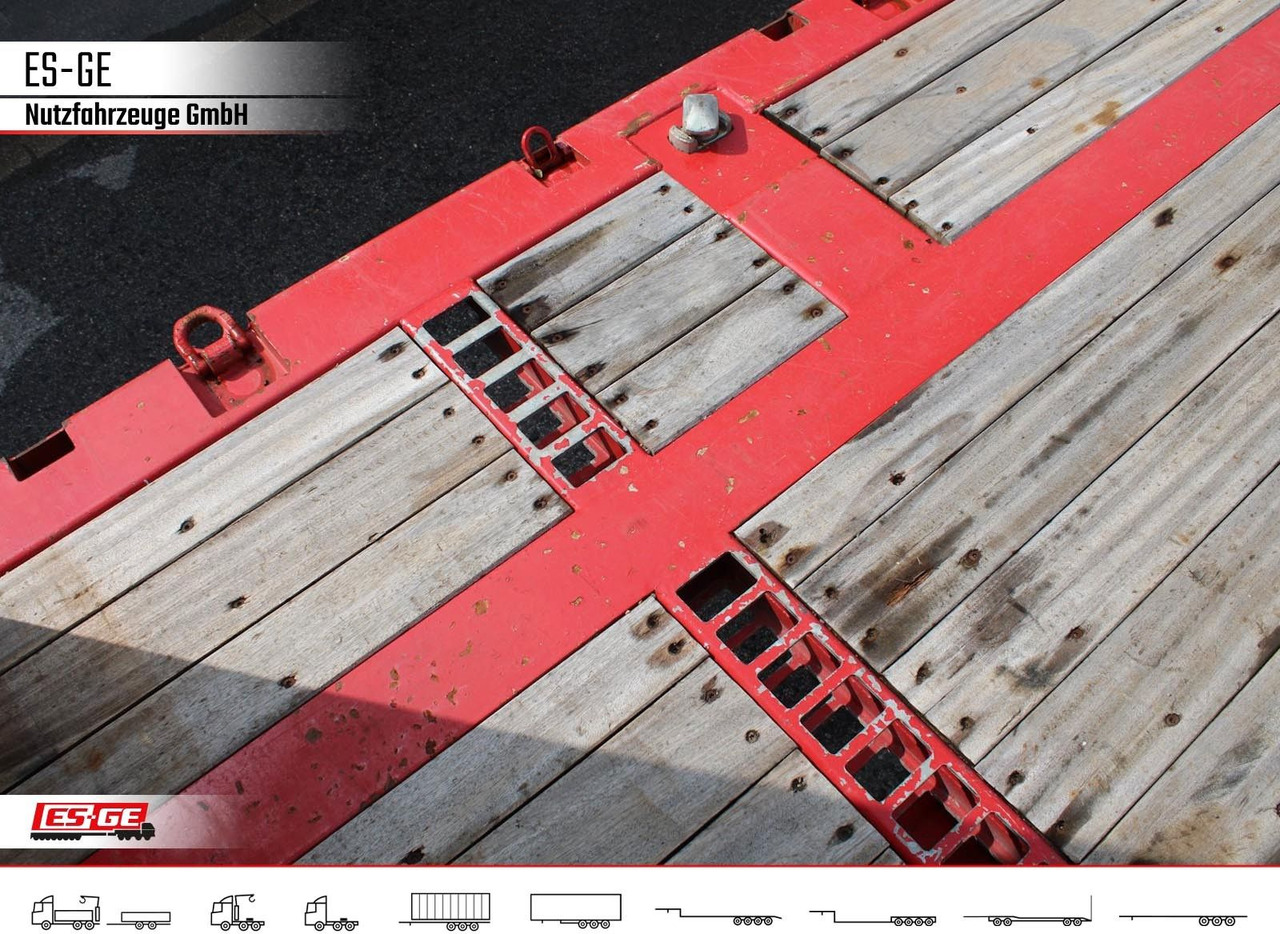 ES-GE 3-Achs Sattelanhänger - Rungen + CV - Plošinový/ Valníkový náves: obrázok 4 ES-GE 3-Achs Sattelanhänger - Rungen + CV - Plošinový/ Valníkový náves: obrázok 4