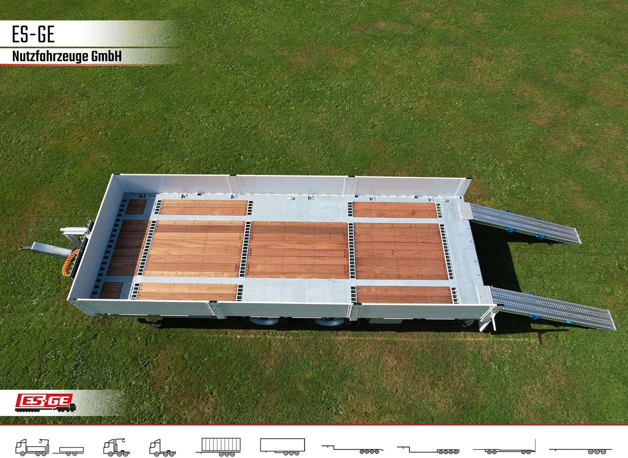 ES-GE Tandem-Anhänger Bordwände, CV, Rungen - Plošinový/ Valníkový príves: obrázok 5 ES-GE Tandem-Anhänger Bordwände, CV, Rungen - Plošinový/ Valníkový príves: obrázok 5