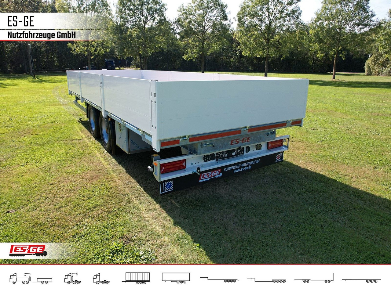 ES-GE Tandem-Anhänger Bordwände, CV, Rungen - Plošinový/ Valníkový príves: obrázok 2 ES-GE Tandem-Anhänger Bordwände, CV, Rungen - Plošinový/ Valníkový príves: obrázok 2