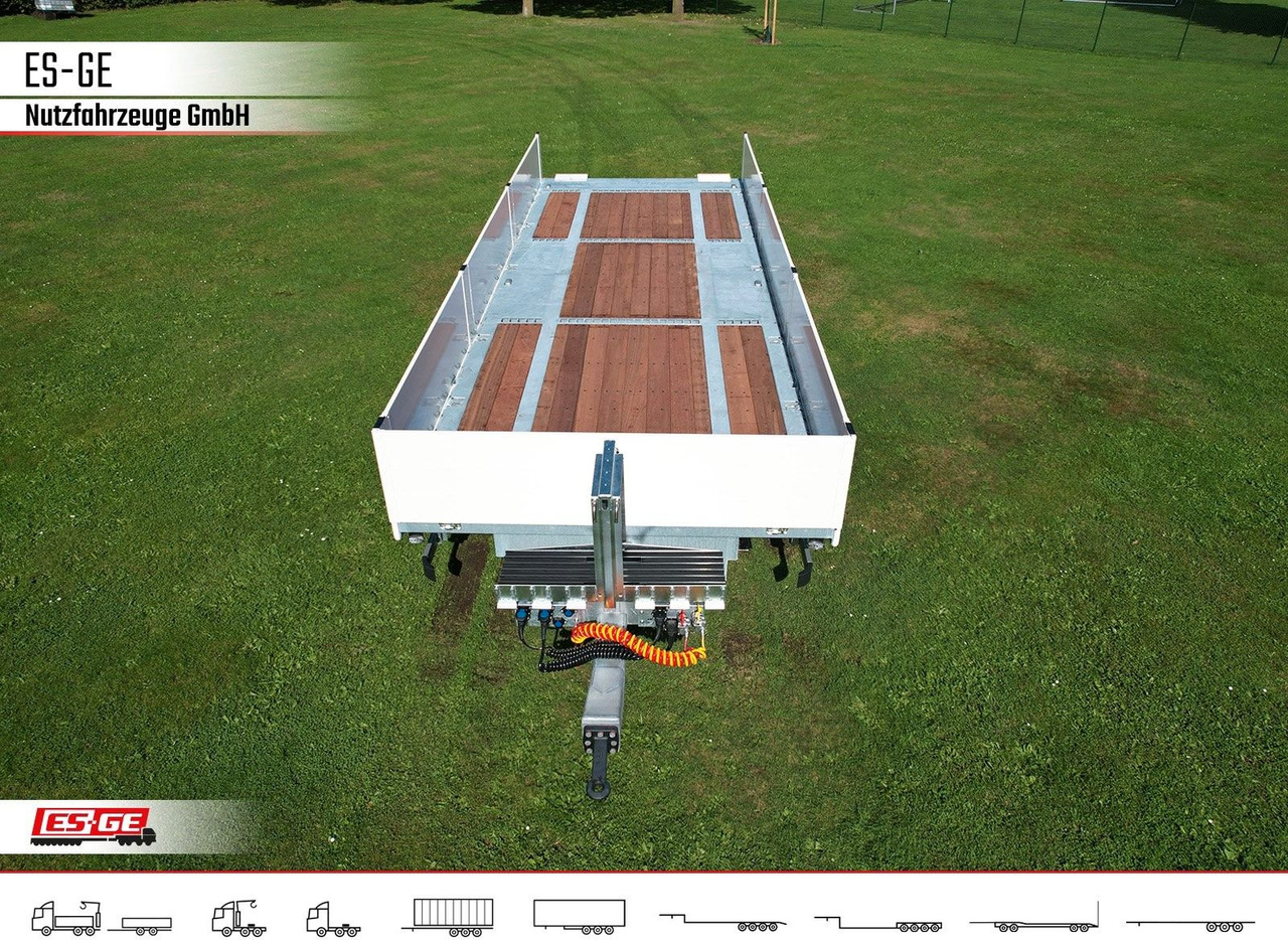 ES-GE Tandem-Anhänger Bordwände, CV, Rungen - Plošinový/ Valníkový príves: obrázok 3 ES-GE Tandem-Anhänger Bordwände, CV, Rungen - Plošinový/ Valníkový príves: obrázok 3