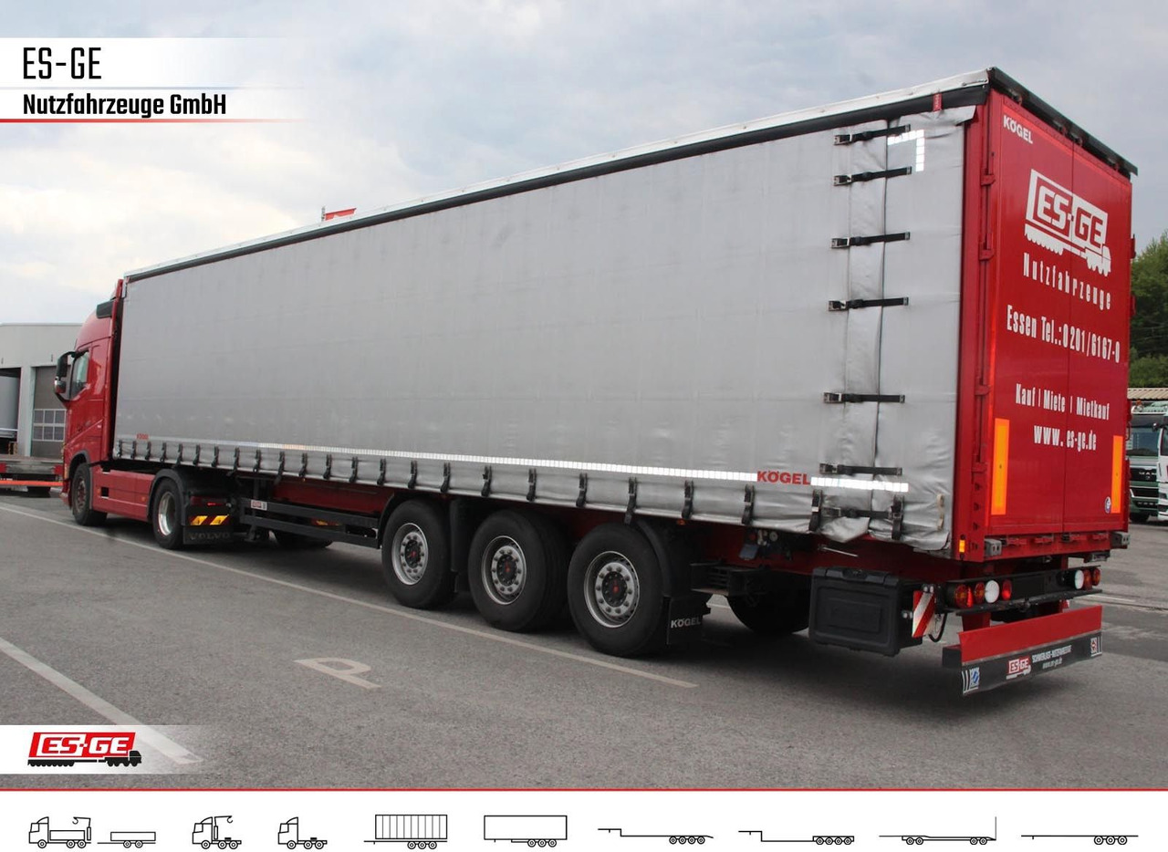 Kögel 3-Achs-Cargo-Coil-Pritschensattelanhänger Kögel 3-Achs-Cargo-Coil-Pritschensattelanhänger - Plachtový náves: obrázok 1 Kögel 3-Achs-Cargo-Coil-Pritschensattelanhänger Kögel 3-Achs-Cargo-Coil-Pritschensattelanhänger - Plachtový náves: obrázok 1