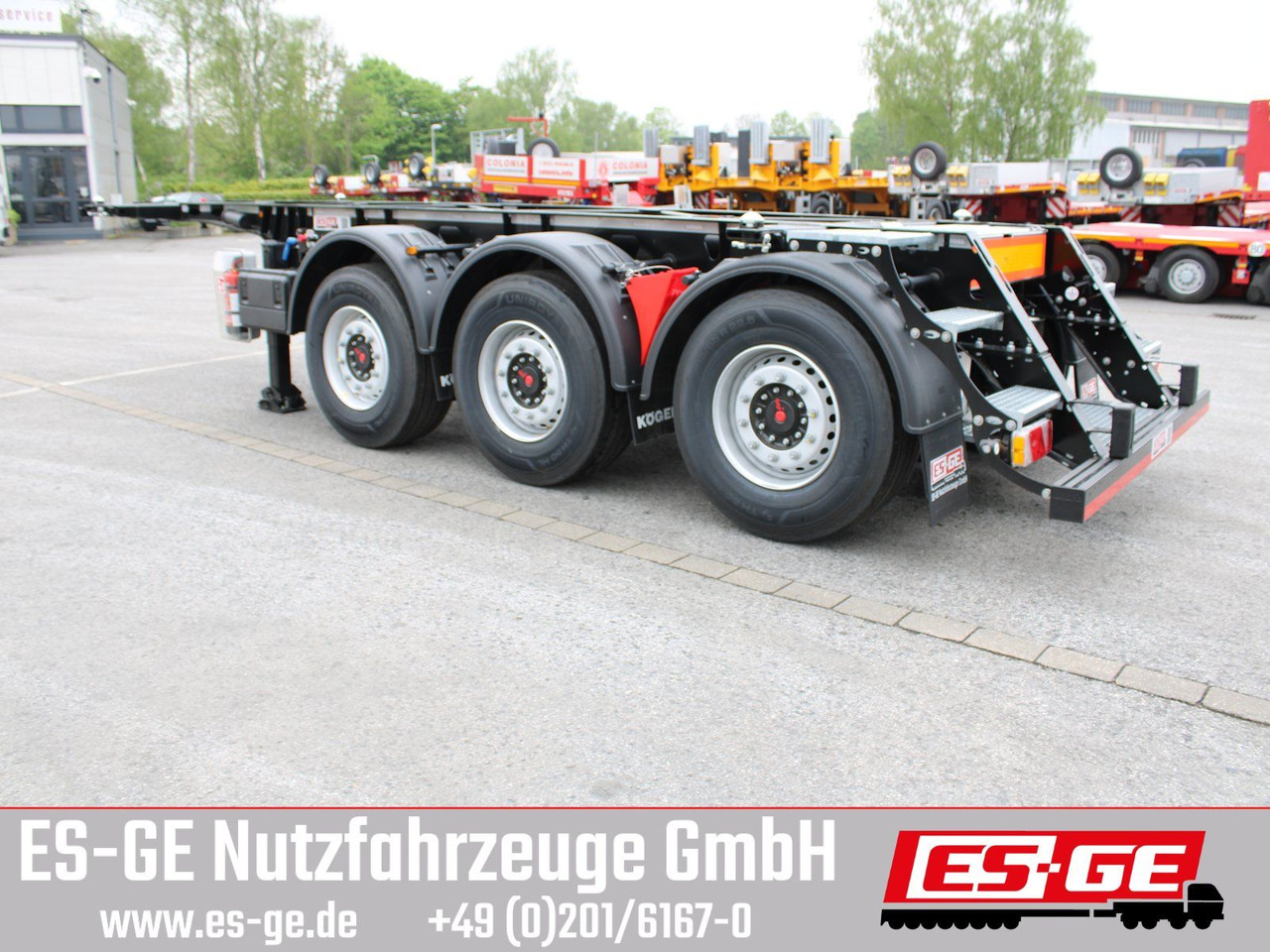 Kögel PORT 20 TANKPLEX Containerchassis - Náves preprava kontajnerov/ Výmenná nadstavba: obrázok 1 Kögel PORT 20 TANKPLEX Containerchassis - Náves preprava kontajnerov/ Výmenná nadstavba: obrázok 1