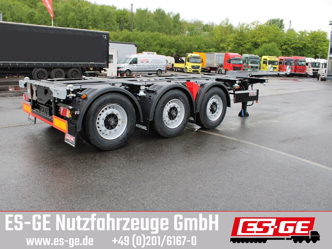 Kögel PORT 45 TRIPLEX Containerchassis - Náves preprava kontajnerov/ Výmenná nadstavba: obrázok 3 Kögel PORT 45 TRIPLEX Containerchassis - Náves preprava kontajnerov/ Výmenná nadstavba: obrázok 3