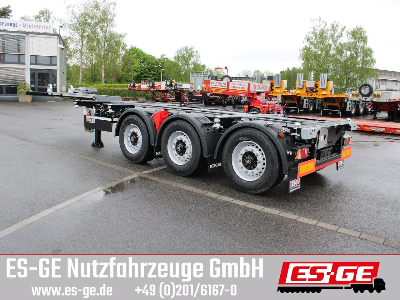 Kögel PORT 45 TRIPLEX Containerchassis - Náves preprava kontajnerov/ Výmenná nadstavba: obrázok 1 Kögel PORT 45 TRIPLEX Containerchassis - Náves preprava kontajnerov/ Výmenná nadstavba: obrázok 1