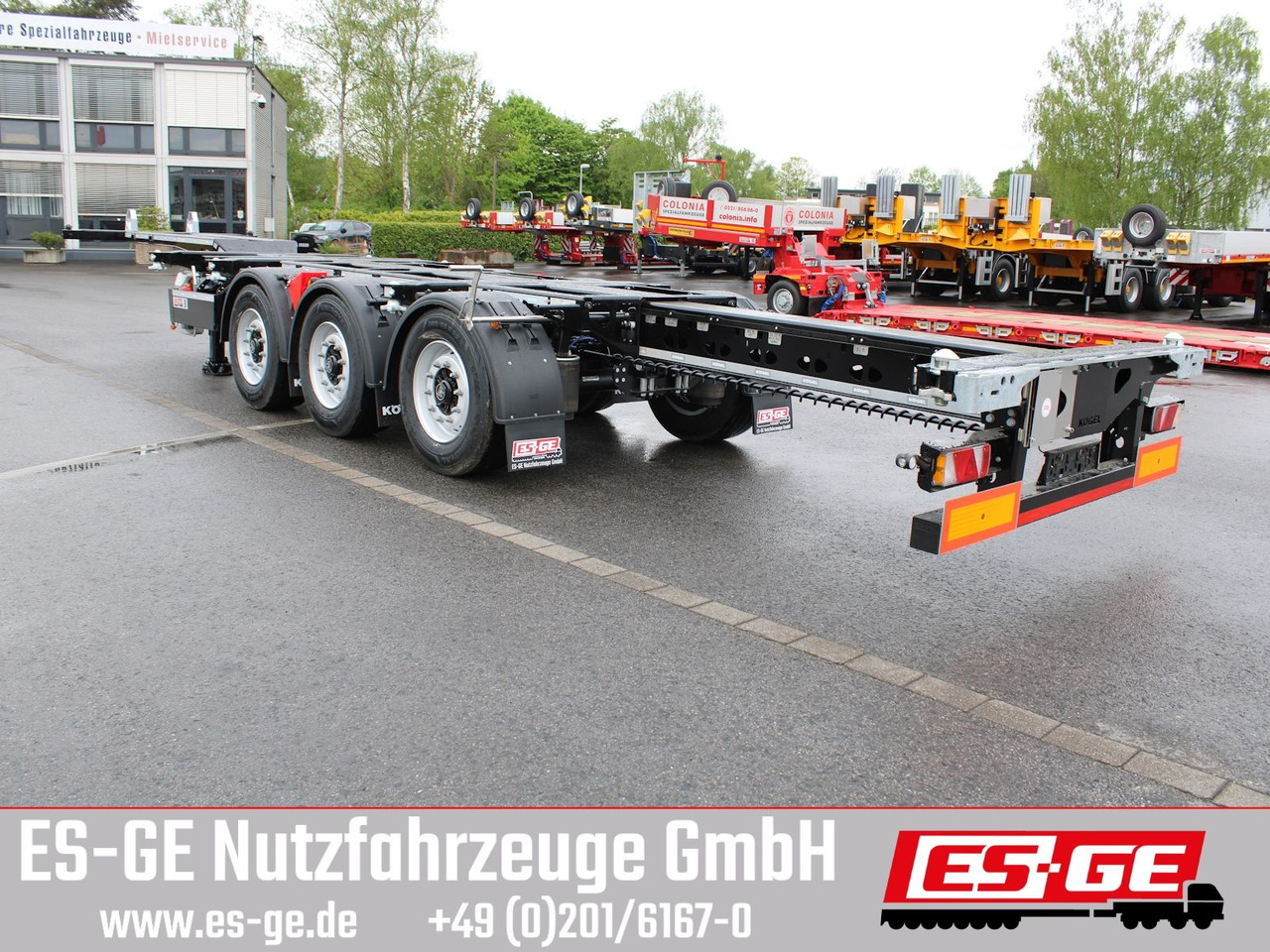 Kögel PORT 45 TRIPLEX Containerchassis - Náves preprava kontajnerov/ Výmenná nadstavba: obrázok 4 Kögel PORT 45 TRIPLEX Containerchassis - Náves preprava kontajnerov/ Výmenná nadstavba: obrázok 4