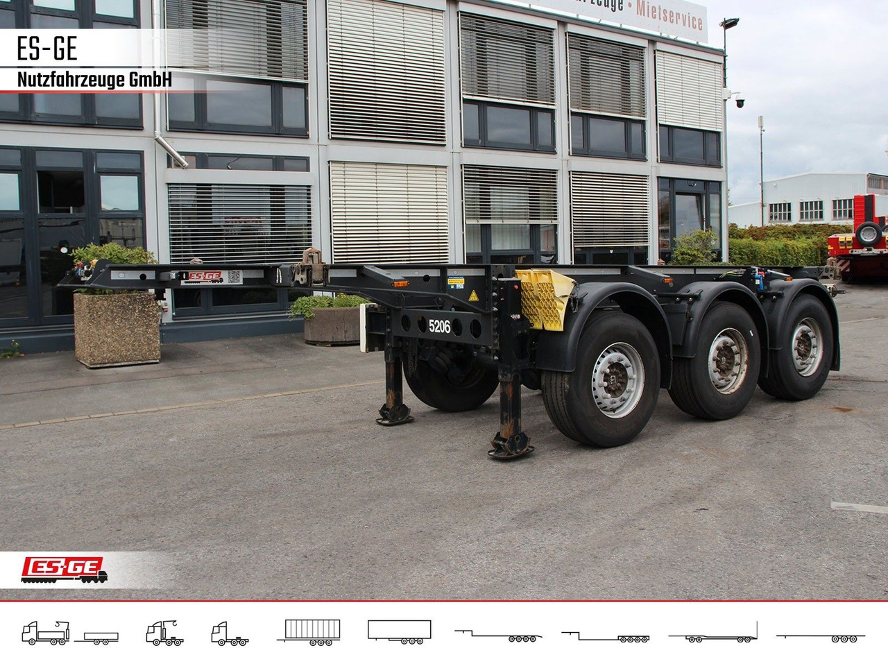 Krone 3-Achs-Containerchassis 20' - Náves preprava kontajnerov/ Výmenná nadstavba: obrázok 1 Krone 3-Achs-Containerchassis 20' - Náves preprava kontajnerov/ Výmenná nadstavba: obrázok 1