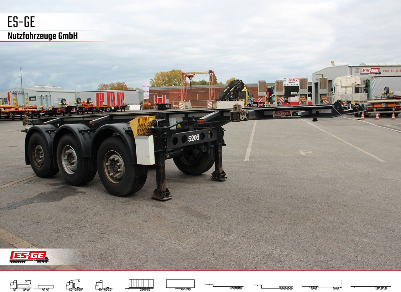 Krone 3-Achs-Containerchassis 20' - Náves preprava kontajnerov/ Výmenná nadstavba: obrázok 3 Krone 3-Achs-Containerchassis 20' - Náves preprava kontajnerov/ Výmenná nadstavba: obrázok 3