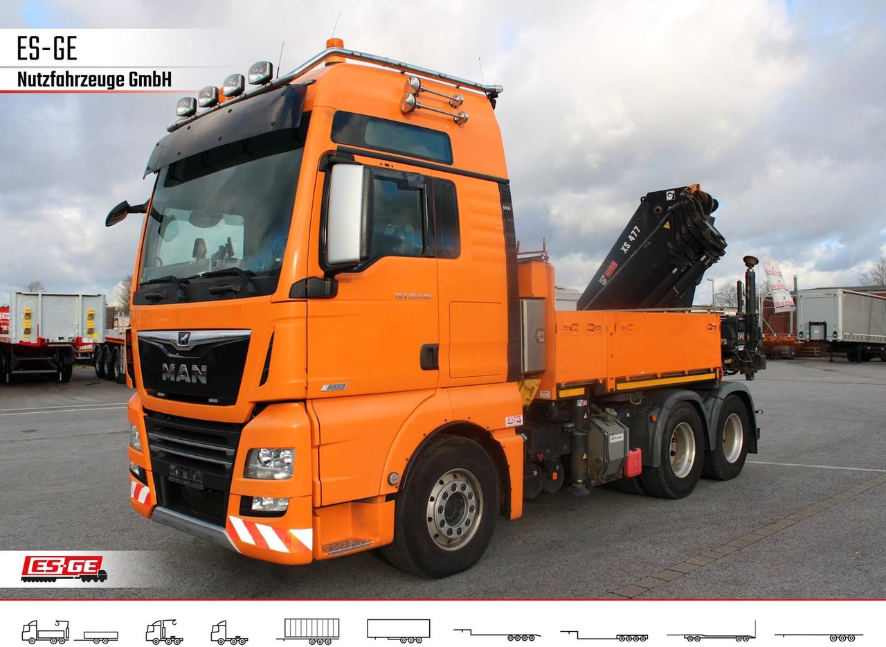 MAN TGX 26.540 + HIABV-Ladekran 477E-4 HIPRO MAN TGX 26.540 + HIABV-Ladekran 477E-4 HIPRO - Valníkový/ Plošinový nákladný automobil, Auto s hydraulickou rukou: obrázok 2 MAN TGX 26.540 + HIABV-Ladekran 477E-4 HIPRO MAN TGX 26.540 + HIABV-Ladekran 477E-4 HIPRO - Valníkový/ Plošinový nákladný automobil, Auto s hydraulickou rukou: obrázok 2