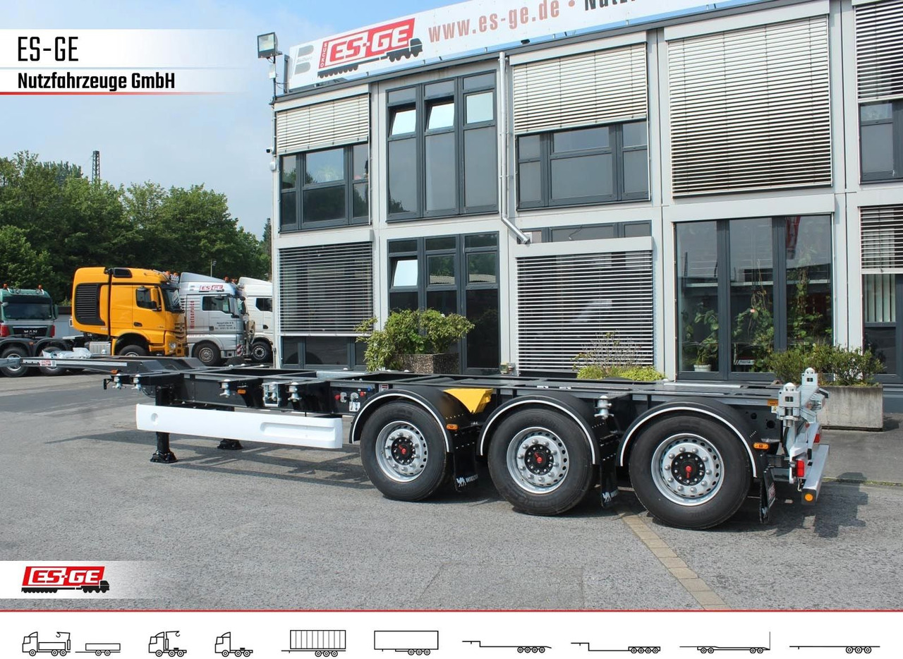 Wielton 3-Achs-Containerchassis - multifunktional - Náves preprava kontajnerov/ Výmenná nadstavba: obrázok 1 Wielton 3-Achs-Containerchassis - multifunktional - Náves preprava kontajnerov/ Výmenná nadstavba: obrázok 1