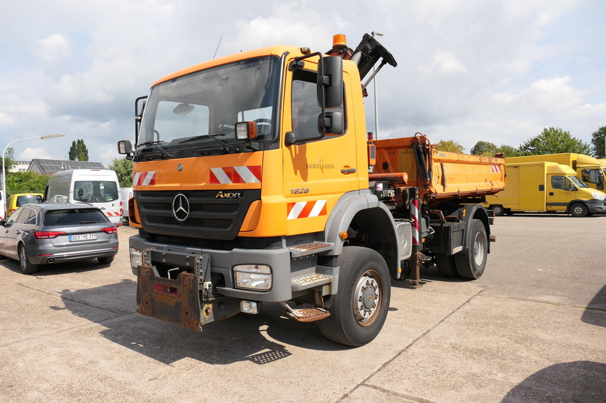 MERCEDES-BENZ 1828 AK Kran Axor-R Atlas 85.2 Kipper Winterdien - Sklápač, Auto s hydraulickou rukou: obrázok 3 MERCEDES-BENZ 1828 AK Kran Axor-R Atlas 85.2 Kipper Winterdien - Sklápač, Auto s hydraulickou rukou: obrázok 3