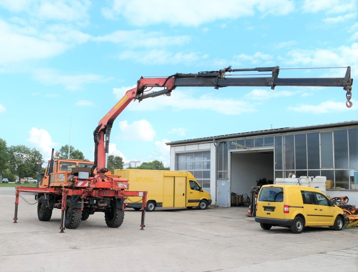 UNIMOG U1450 Palfinger PK 105B AHK STANDHEIZUNG - Valníkový/ Plošinový nákladný automobil, Auto s hydraulickou rukou: obrázok 2 UNIMOG U1450 Palfinger PK 105B AHK STANDHEIZUNG - Valníkový/ Plošinový nákladný automobil, Auto s hydraulickou rukou: obrázok 2