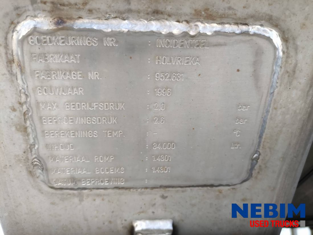 Burg BPO 12 28 Z - 34.000ltr - Cisternový náves: obrázok 5 Burg BPO 12 28 Z - 34.000ltr - Cisternový náves: obrázok 5