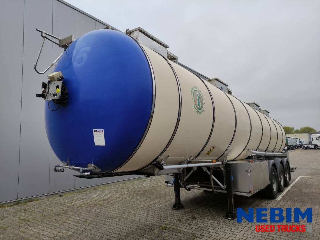 Feldbinder TSA 33.3-3 - 3 comp. 8.000 / 22.500 / 3.000 Ltr. - Cisternový náves: obrázok 1 Feldbinder TSA 33.3-3 - 3 comp. 8.000 / 22.500 / 3.000 Ltr. - Cisternový náves: obrázok 1