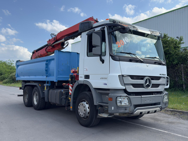 Mercedes-Benz ACTROS 2632 - Sklápač, Auto s hydraulickou rukou: obrázok 1 Mercedes-Benz ACTROS 2632 - Sklápač, Auto s hydraulickou rukou: obrázok 1