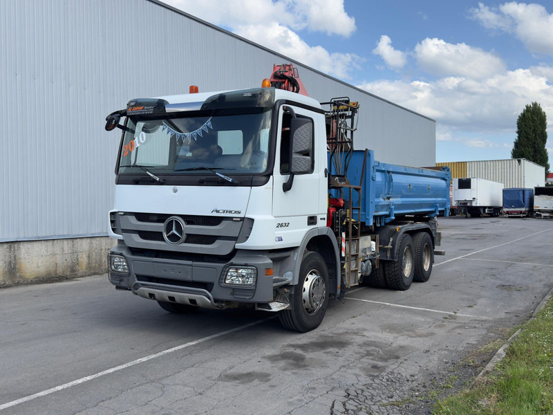 Mercedes-Benz ACTROS 2632 - Sklápač, Auto s hydraulickou rukou: obrázok 1 Mercedes-Benz ACTROS 2632 - Sklápač, Auto s hydraulickou rukou: obrázok 1