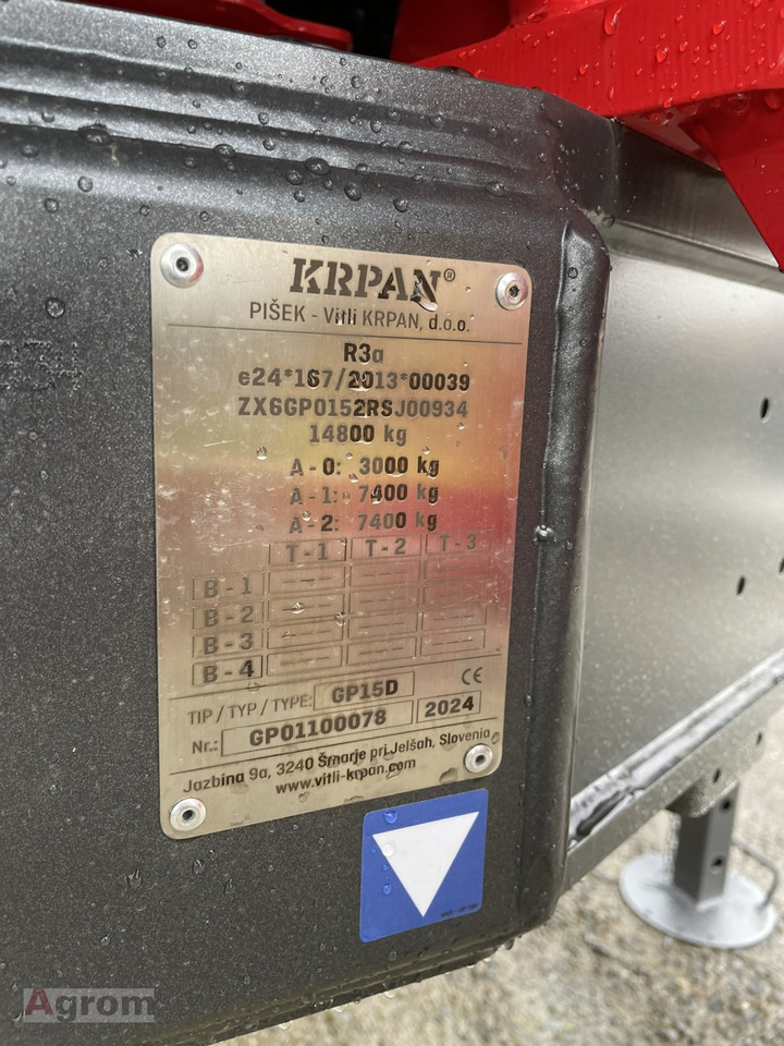 Nový Vyvážací príves Krpan GP 15 D + Kran 8,6 K: obrázok 12 Nový Vyvážací príves Krpan GP 15 D + Kran 8,6 K: obrázok 12