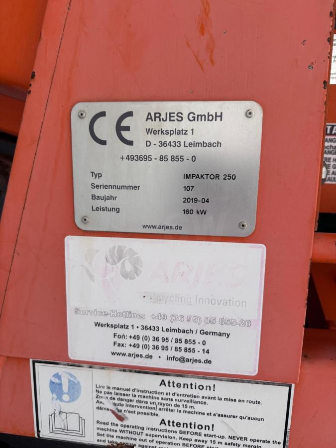 ARJES IMPACTOR 250 IMPACTOR 250 - Drvič: obrázok 3 ARJES IMPACTOR 250 IMPACTOR 250 - Drvič: obrázok 3