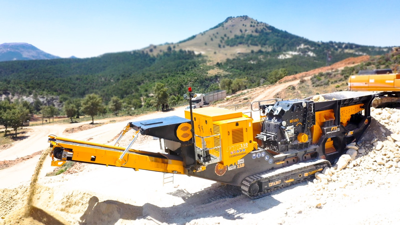 FABO Mobile crusher - Mobilný drvič: obrázok 1 FABO Mobile crusher - Mobilný drvič: obrázok 1