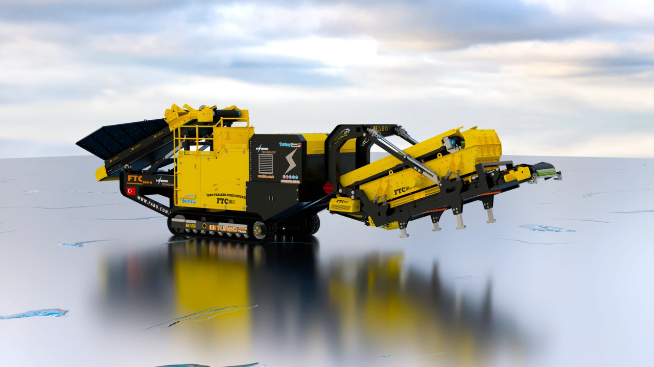 FABO Mobile crusher - Mobilný drvič: obrázok 1 FABO Mobile crusher - Mobilný drvič: obrázok 1